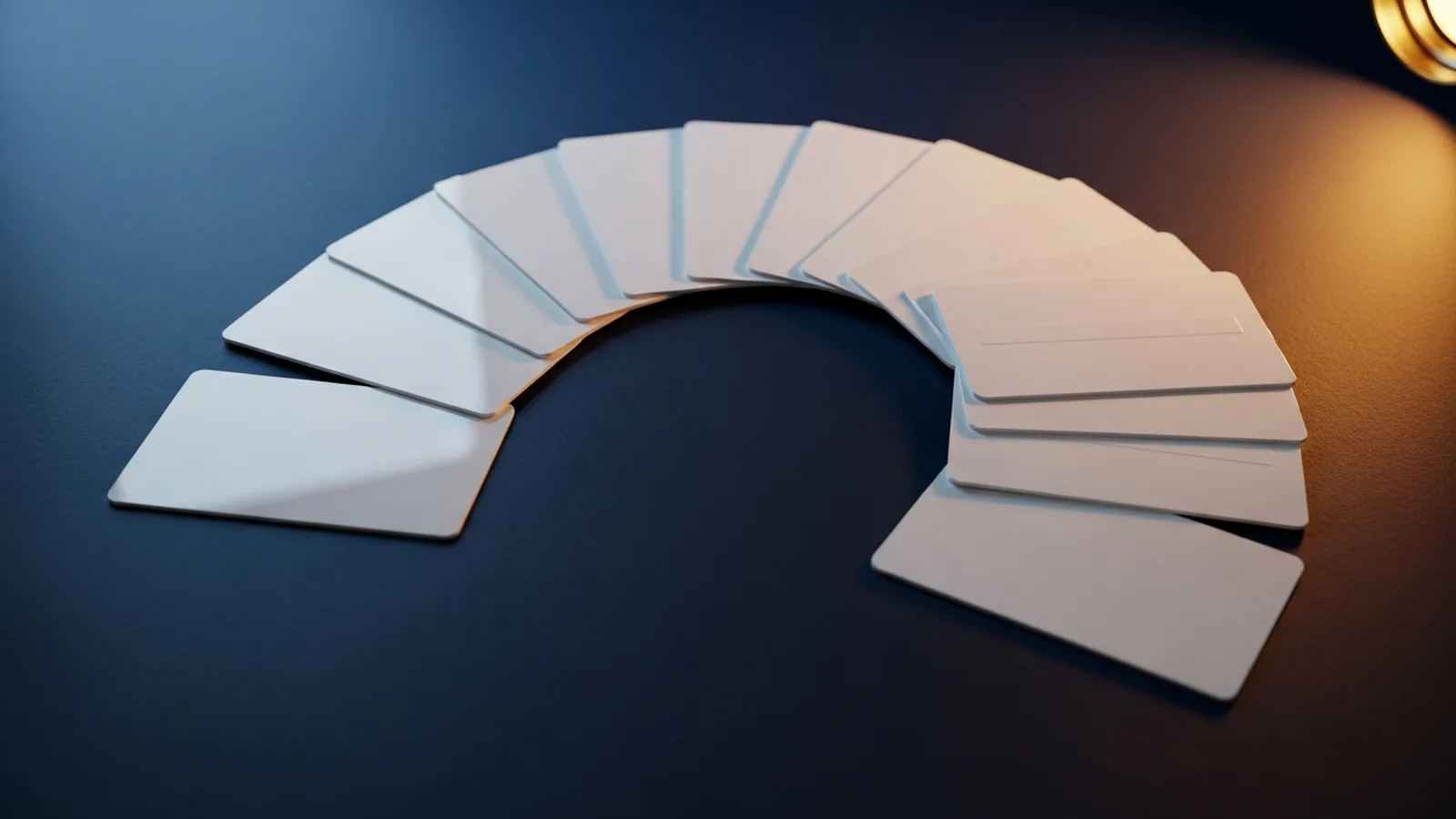 Fan of proximity access cards suitable for Kantech ioProx reader installations
