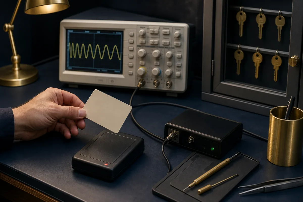 Editorial access-control image for Can HID Prox Cards Be Cloned? (Honest Answer)