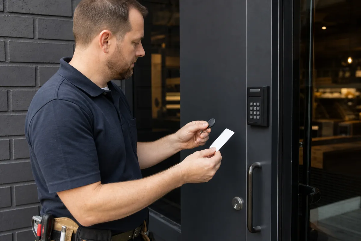 Editorial access-control image for IEI and Linear Proximity Card Replacement (HID-Compatible)