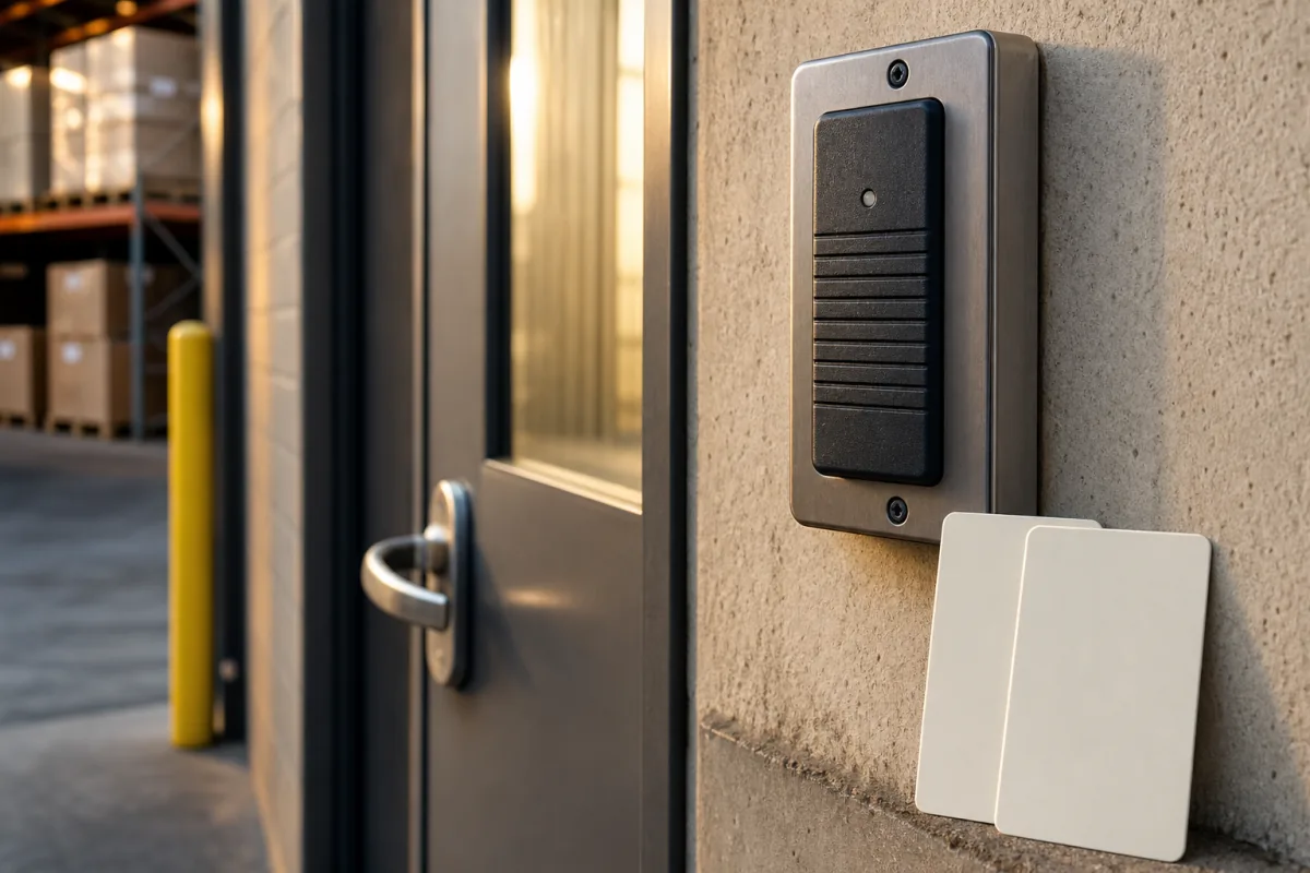 Editorial access-control image for Securakey Radio Key Compatible Cards: RK600 & RK65K Guide