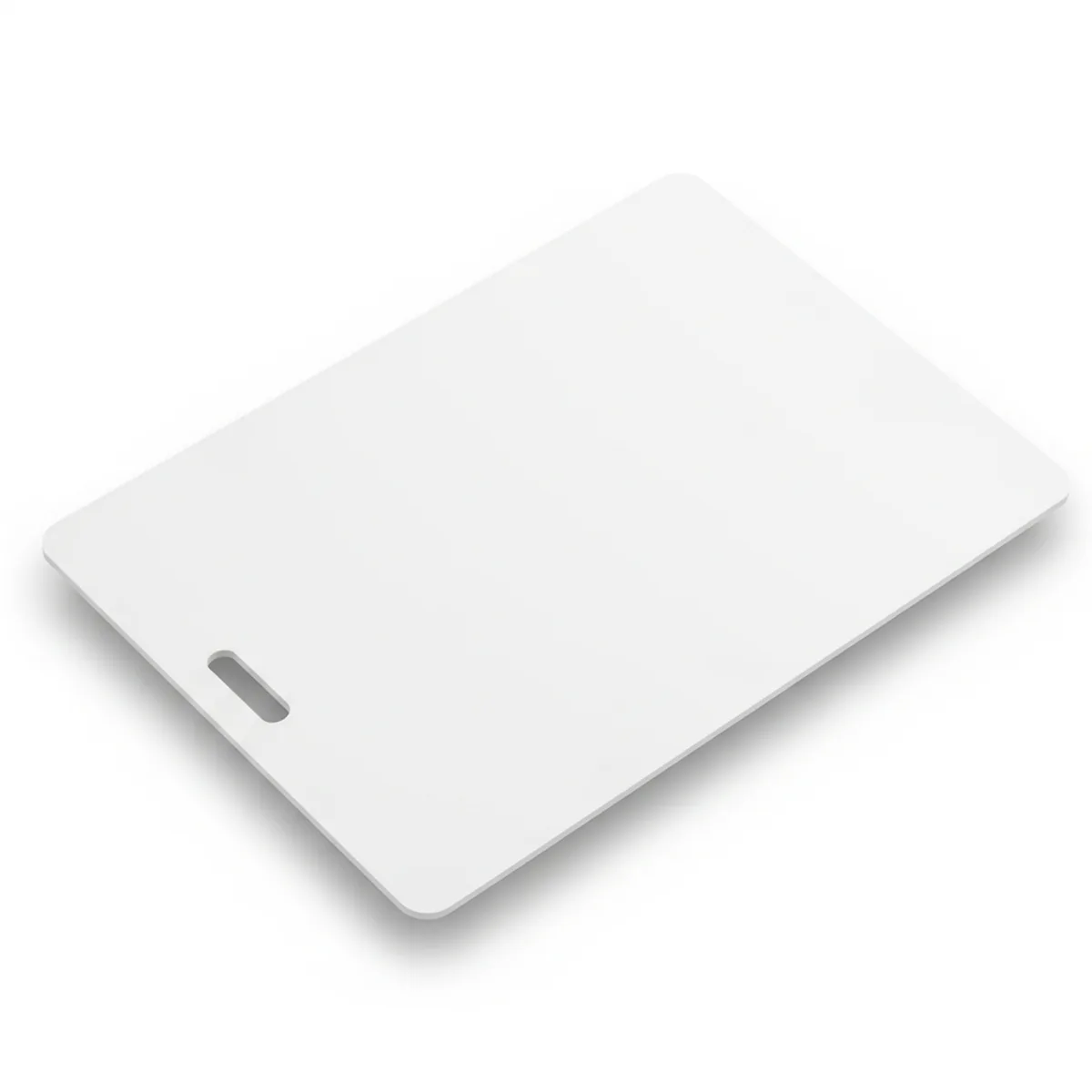 A clamshell 125 kHz proximity card representing the standard Wiegand 26-bit H10301 format